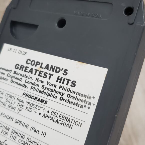 Coplands Greatest Hits 8-Track Tape UNTESTED Columbia TC8 Stereo Tape Cartridge - Picture 12 of 14